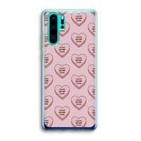 CaseCompany Chicks before dicks: Huawei P30 Pro Transparant Hoesje