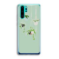 CaseCompany Hang In There: Huawei P30 Pro Transparant Hoesje