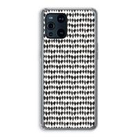 CaseCompany Crazy shapes: Oppo Find X3 Pro Transparant Hoesje