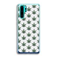 CaseCompany Weed: Huawei P30 Pro Transparant Hoesje
