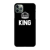 CaseCompany King zwart: Volledig geprint iPhone 11 Pro Max Hoesje