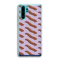 CaseCompany Bacon to my eggs #2: Huawei P30 Pro Transparant Hoesje