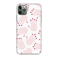 CaseCompany Hands pink: Volledig geprint iPhone 11 Pro Max Hoesje