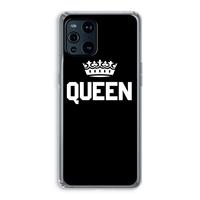 CaseCompany Queen zwart: Oppo Find X3 Pro Transparant Hoesje