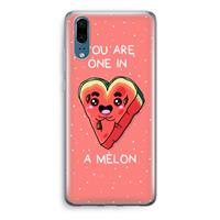 CaseCompany One In A Melon: Huawei P20 Transparant Hoesje