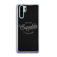CaseCompany Capable: Huawei P30 Pro Transparant Hoesje