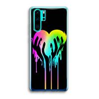 CaseCompany Hold My Heart: Huawei P30 Pro Transparant Hoesje