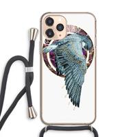 CaseCompany Golden Falcon: iPhone 11 Pro Transparant Hoesje met koord