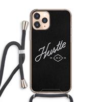 CaseCompany Hustle: iPhone 11 Pro Transparant Hoesje met koord