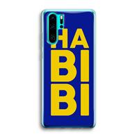 CaseCompany Habibi Blue: Huawei P30 Pro Transparant Hoesje