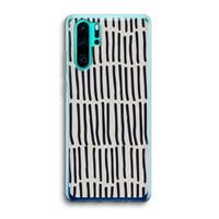 CaseCompany Moroccan stripes: Huawei P30 Pro Transparant Hoesje