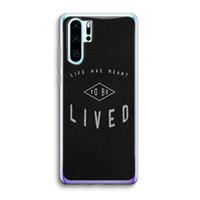 CaseCompany To be lived: Huawei P30 Pro Transparant Hoesje