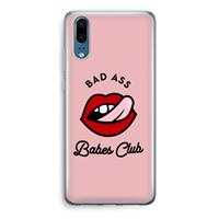 CaseCompany Badass Babes Club: Huawei P20 Transparant Hoesje