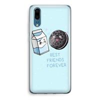 CaseCompany Best Friend Forever: Huawei P20 Transparant Hoesje