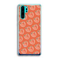 CaseCompany Just peachy: Huawei P30 Pro Transparant Hoesje