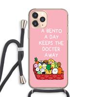 CaseCompany Bento a day: iPhone 11 Pro Transparant Hoesje met koord