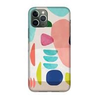 CaseCompany Bold Rounded Shapes: Volledig geprint iPhone 11 Pro Hoesje