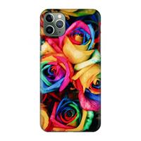 CaseCompany Neon bloemen: Volledig geprint iPhone 11 Pro Max Hoesje