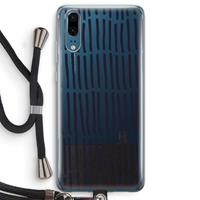 CaseCompany Moroccan stripes: Huawei P20 Transparant Hoesje met koord