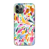 CaseCompany Watercolor Brushstrokes: Volledig geprint iPhone 11 Pro Hoesje