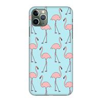 CaseCompany Anything Flamingoes: Volledig geprint iPhone 11 Pro Max Hoesje