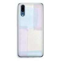 CaseCompany Square pastel: Huawei P20 Transparant Hoesje