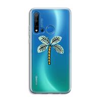 CaseCompany Palmboom: Huawei P20 Lite (2019) Transparant Hoesje