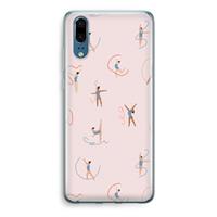 CaseCompany Dancing #3: Huawei P20 Transparant Hoesje