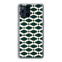 CaseCompany Moroccan tiles: Oppo Find X3 Pro Transparant Hoesje