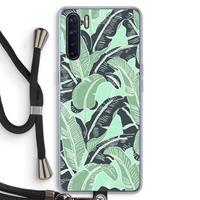 CaseCompany This Sh*t Is Bananas: Oppo A91 Transparant Hoesje met koord