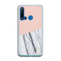 CaseCompany A touch of peach: Huawei P20 Lite (2019) Transparant Hoesje