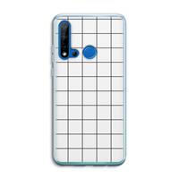 CaseCompany Rooster: Huawei P20 Lite (2019) Transparant Hoesje
