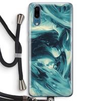 CaseCompany Dreaming About Whales: Huawei P20 Transparant Hoesje met koord