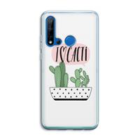 CaseCompany I love cacti: Huawei P20 Lite (2019) Transparant Hoesje