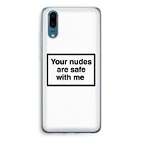 CaseCompany Safe with me: Huawei P20 Transparant Hoesje