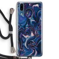 CaseCompany Mirrored Mirage: Huawei P20 Transparant Hoesje met koord