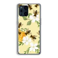CaseCompany No flowers without bees: Oppo Find X3 Pro Transparant Hoesje