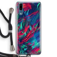 CaseCompany Pilgrims Of The Sea: Huawei P20 Transparant Hoesje met koord