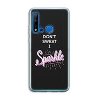CaseCompany Sparkle quote: Huawei P20 Lite (2019) Transparant Hoesje