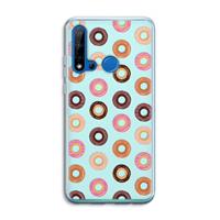 CaseCompany Donuts: Huawei P20 Lite (2019) Transparant Hoesje