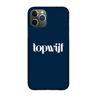 CaseCompany Topwijf Navy: Volledig geprint iPhone 11 Pro Hoesje