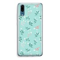 CaseCompany Small white flowers: Huawei P20 Transparant Hoesje