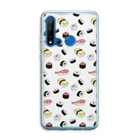 CaseCompany Sushi time: Huawei P20 Lite (2019) Transparant Hoesje
