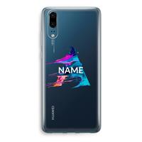 CaseCompany Abstract Spectrum: Huawei P20 Transparant Hoesje