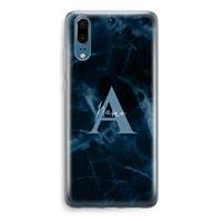 CaseCompany Midnight Marble: Huawei P20 Transparant Hoesje