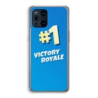 CaseCompany Victory Royale: Oppo Find X3 Transparant Hoesje