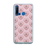 CaseCompany Chicks before dicks: Huawei P20 Lite (2019) Transparant Hoesje