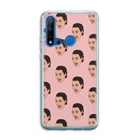 CaseCompany Ugly Cry Call: Huawei P20 Lite (2019) Transparant Hoesje