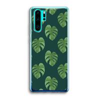 CaseCompany Monstera leaves: Huawei P30 Pro Transparant Hoesje