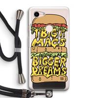CaseCompany Big Macs Bigger Dreams: Pixel 3 Transparant Hoesje met koord